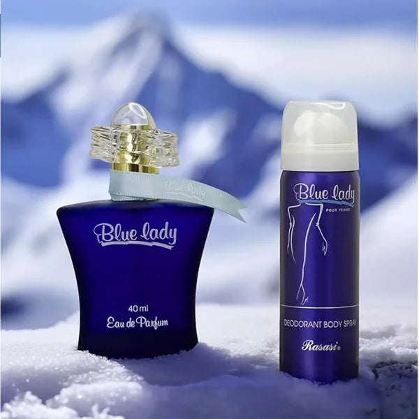 Combo Pack Blue Lady Sellon Perfume & Deo Spray 40ml Perfume Body Spray 50 Ml)