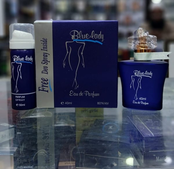 Combo Pack Blue Lady Sellon Perfume & Deo Spray 40ml Perfume Body Spray 50 Ml)