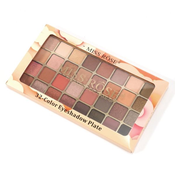 Miss Rose 32 Color Matte & Makhmally Eyeshade Kit / Missrose Color Eye Palette For Women