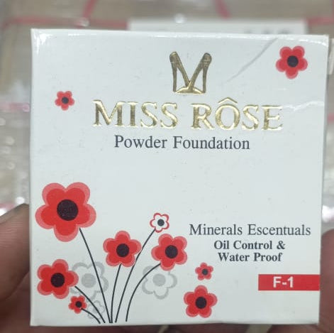 Miss Rose Deal Of 05 –foundation, Concealer , Makeup Fixer , Face Powder , Blender Puff Best Deal For Girls