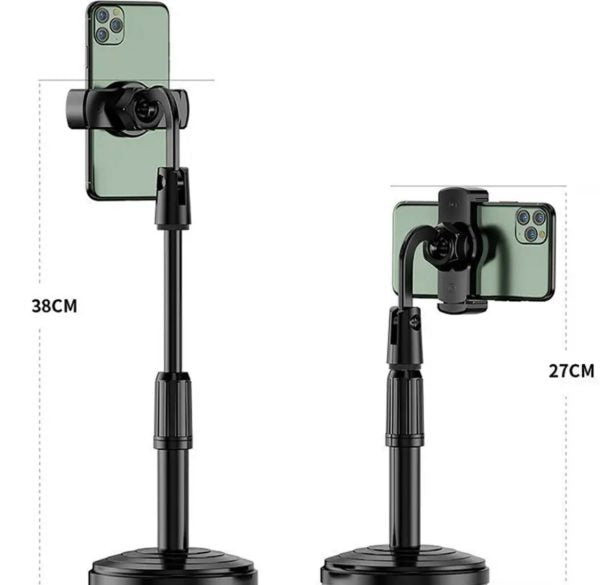 Multifunction Mobile Tripod Stand Mini Tripod Stand Mobile Holder Adjustable Height & Angle Phone Holder